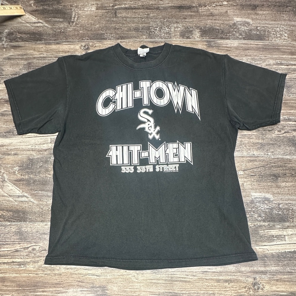 Chicago White Sox Chi Town Hit Men 2005 MLB T Shirt Black